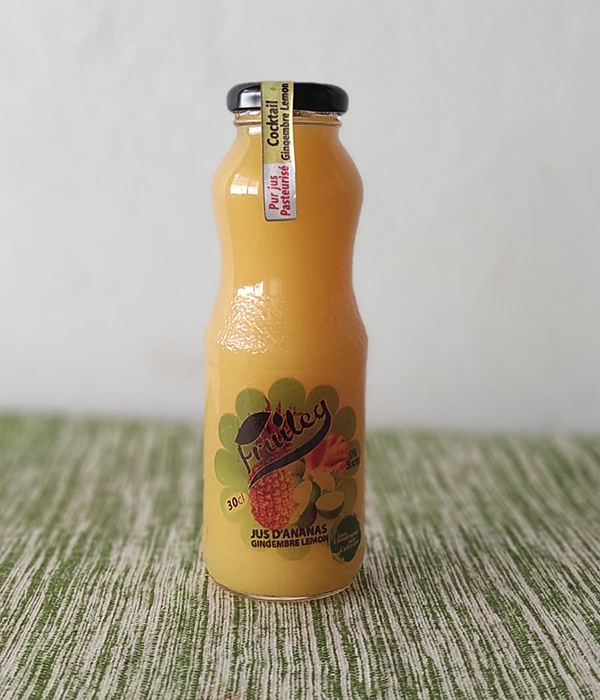 Jus d'ananas-gingembre-lemon (300 ml)